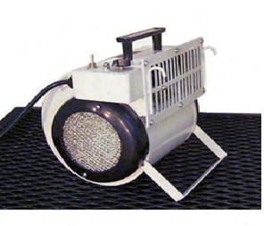 Cage dryer setup example for grooming cage bank drying.