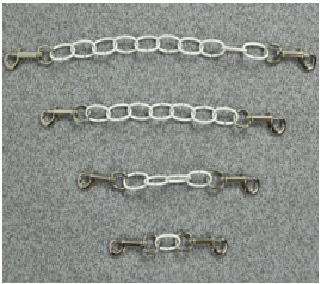 QuickLink chain hardware used as part of the LIPSystem grooming positioning setup.