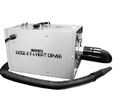 High velocity force dryer example for dog grooming rooms.