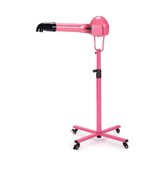 Stand grooming dryer example for finish drying, fluff work, and hands-free coat drying.