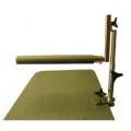 The Pet Sitter no-sit positioning device used as a grooming table support accessory.